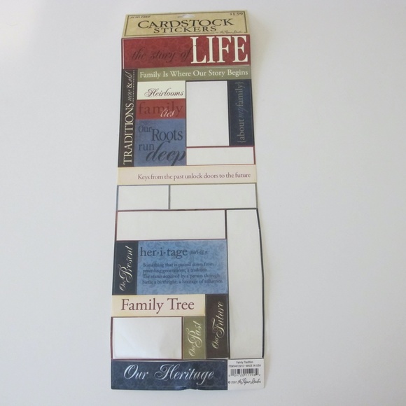 Scrapbooking Sticker Bundle For Paper Crafts Family Home Memories (New & Used) - Picture 5 of 13
